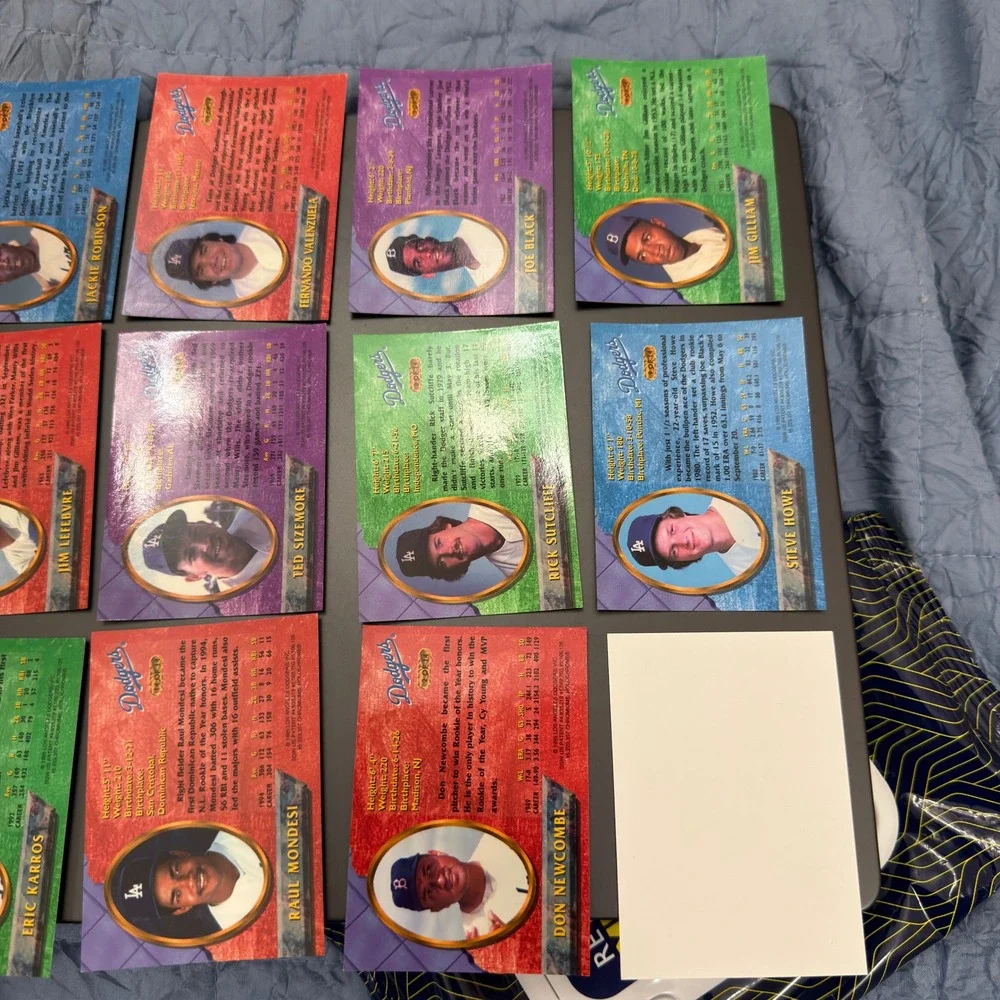 LA Dodgers Ultimate DKK Limited Edition Rookie of the Year Chromium 14 Card Set